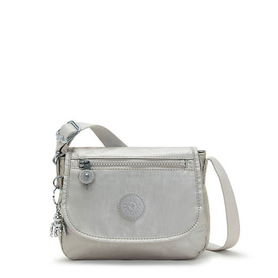 Kipling Sabian Metallic Crossbody Mini Veske Sølv | NO 1865TC